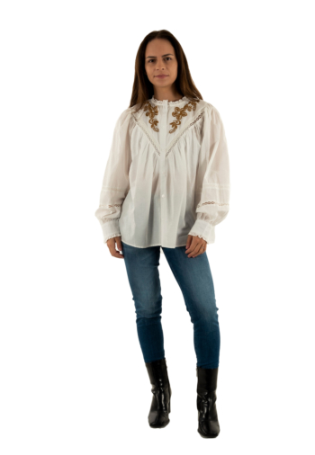 Chemisier la petite etoile bobie 11-ecru