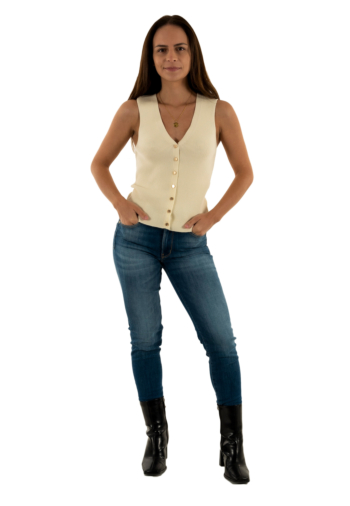 Gilets cardigans la petite etoile mayelle 11 ecru