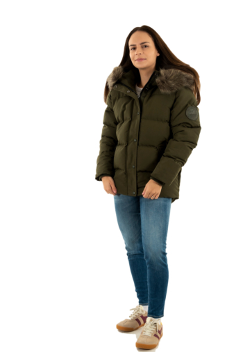 Doudounes superdry everest 5 baffle d8b army khaki green