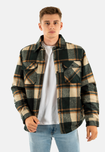 Blousons et vestes schott cary green checks