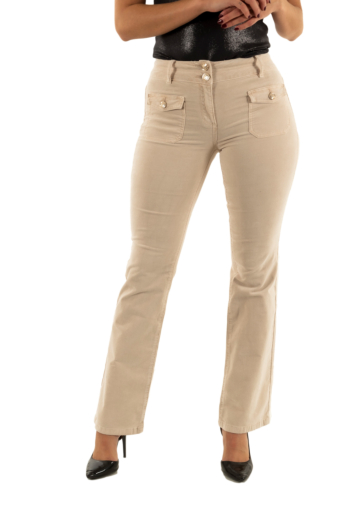 Pantalons morgan 242-poleno ivoire