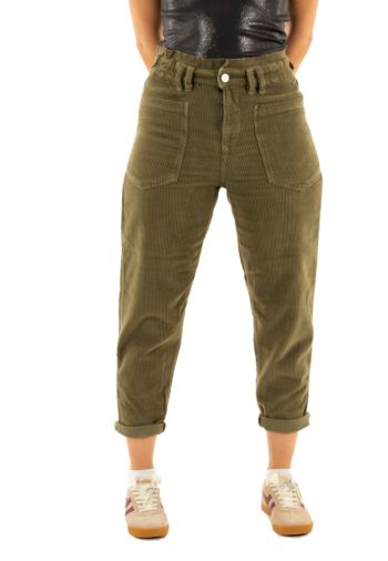Pantalons freeman t. porter joyce veluto velu f493 forest night