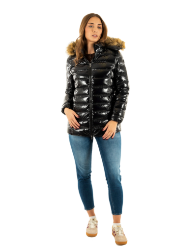 Doudounes jott perle laquee 999 black