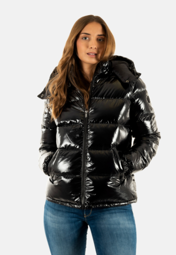 Doudounes jott prague laquee 999 black