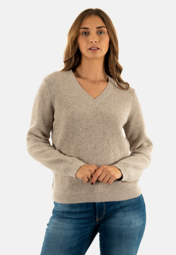 Pull hiver saint james lancy beige chine