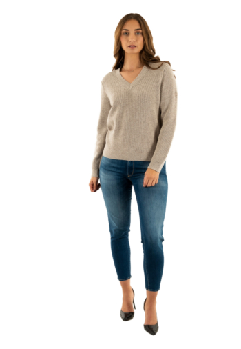 Pull hiver saint james lancy beige chine