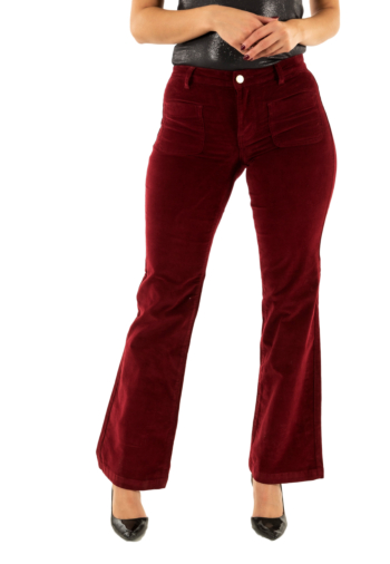 Pantalons la petite etoile sonny 55 bordeaux