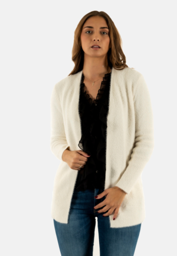 Gilets cardigans morgan 222-mlouis ivoire