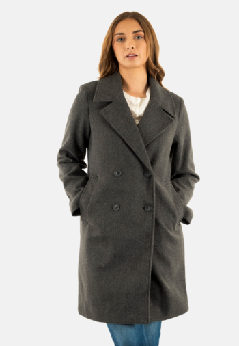Manteaux only adina dark grey melange