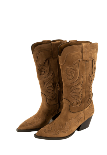 Bottines corina bota cowboy camel