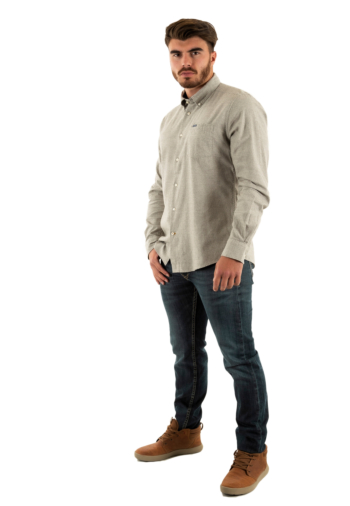 Chemise barbour turner tailored houndstooth ol51 olive