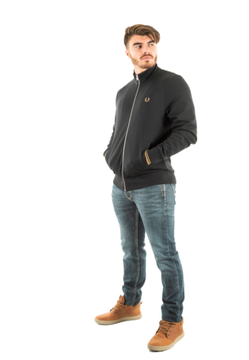 Sweat fred perry zip through 102 black