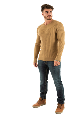 Pull hiver Benson & Cherry fairland cappuccino