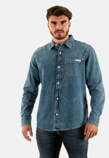 Chemise calvin klein jeans casual classic whz ck vintage indigo