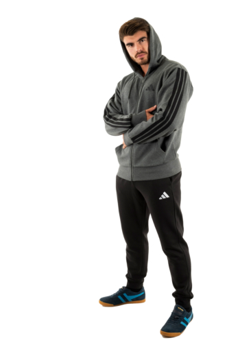 Blousons et vestes adidas sportswear m 3s fl fz hd brgrfo/noir