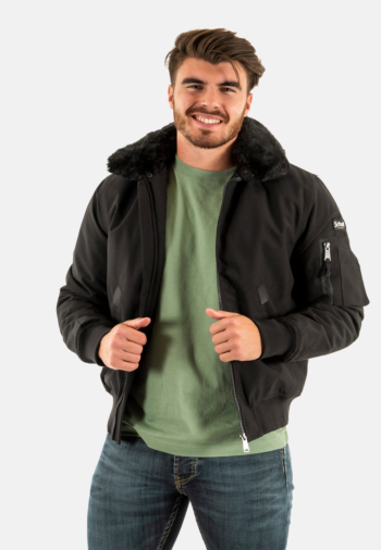 Blousons et vestes schott airlines black/black