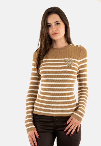 Pull hiver morgan 242-mray camel m