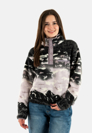 Pull hiver columbia helvetia ii printed crop 554 shale purple si