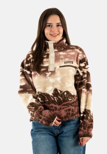Pull hiver columbia helvetia ii printed crop 256 tobacco sisters