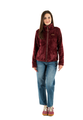 Gilets cardigans columbia fire side™ ii sherpa fz 623 rich wine