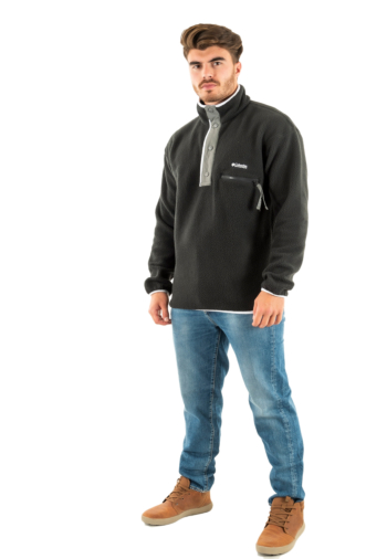 Pull hiver columbia helvetia ii half snap fl 010 black