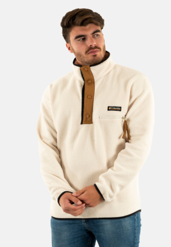 Pull hiver columbia helvetia ii half snap fl 191 chalk