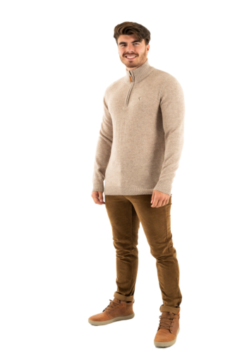 Pull hiver Benson & Cherry federup beige