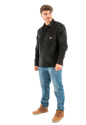 Chemise dickies corduroy blk1 black