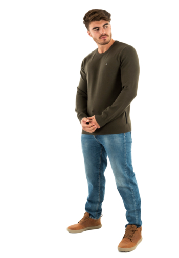 Pull hiver Benson & Cherry fazaron kaki