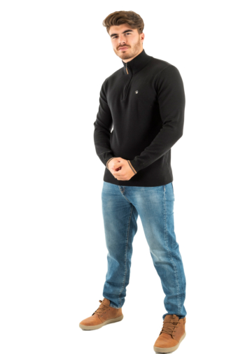 Pull hiver Benson & Cherry floxtopo noir