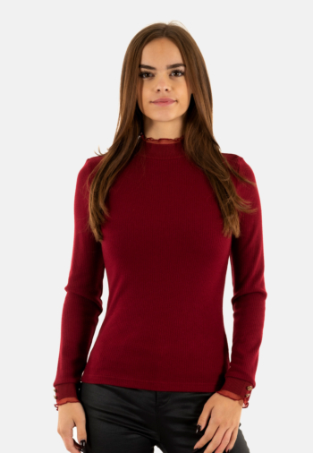 Pull hiver salsa 21010508 730 dark red