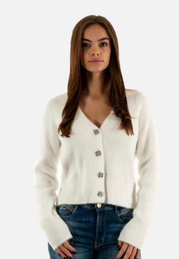 Gilets cardigans morgan 252-mclemi off white