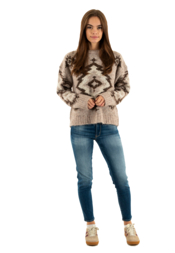 Pull hiver only azu string seal brown/birch