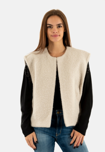 Gilets cardigans only mila life birch melange