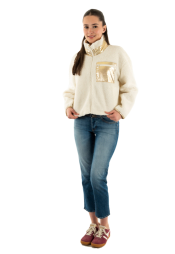 Gilets cardigans only tracy cloud dancer light gold