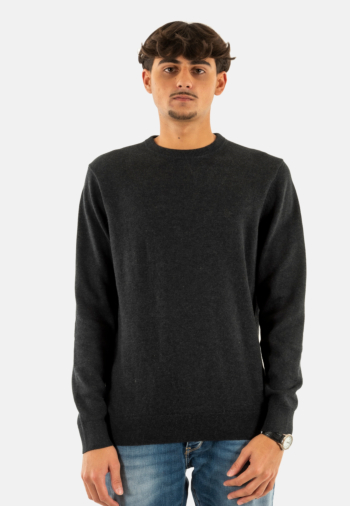 Pull hiver superdry essentials 04q charcoal marl