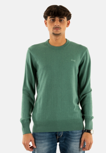 Pull hiver schott beal1 sage kaki