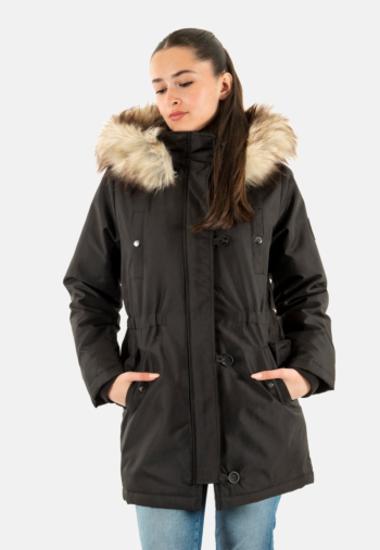 Blousons et vestes only iris black nature fur