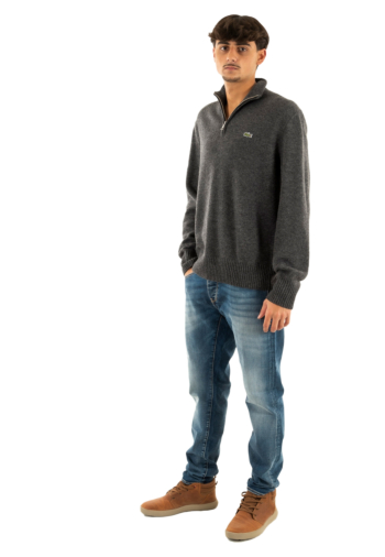 Pull hiver lacoste ah3052 050 bitume chine