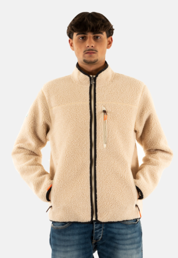 Gilets cardigans superdry outdoor full zip fleece 1lg oatmeal beige
