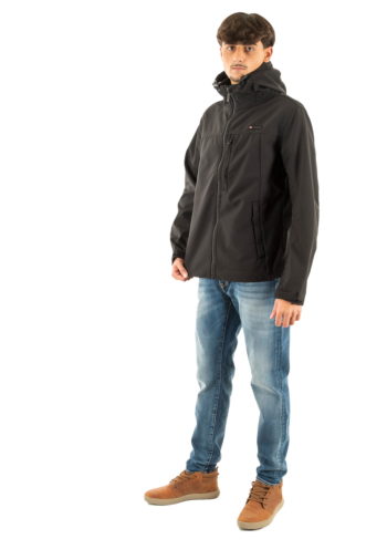 Blousons et vestes superdry soft shell trekker 02a black