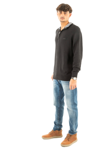 Pull hiver superdry wool blend 02a black