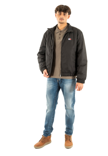 Blousons et vestes tommy jeans essential padded bds black