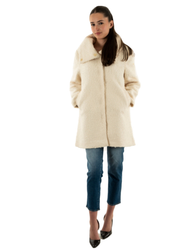 Manteaux yes zee o056  kg00 157 avorio