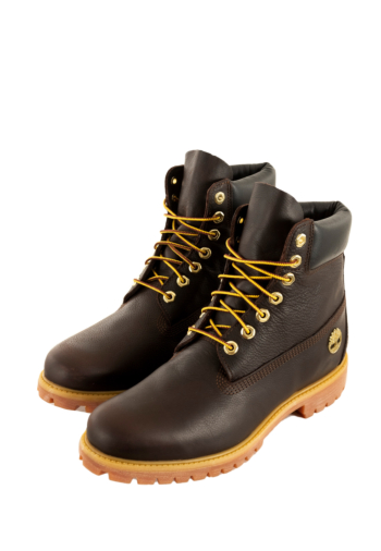 Bottines timberland timberland premium 6 inch lace up waterproof exu1 dk brown full grain w blk