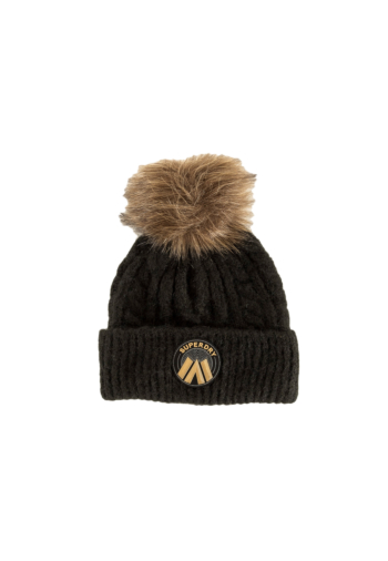 Bonnets superdry cable luxe 02a black