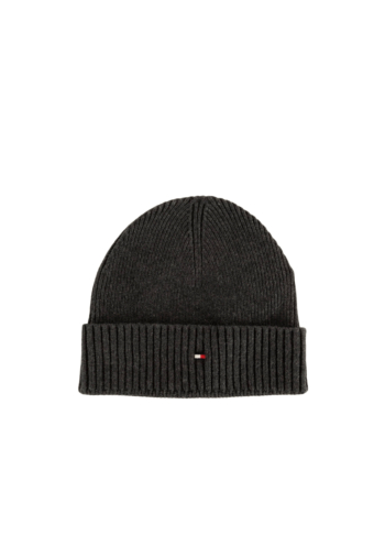 Bonnets tommy jeans flag pima pa7 charcoal gray
