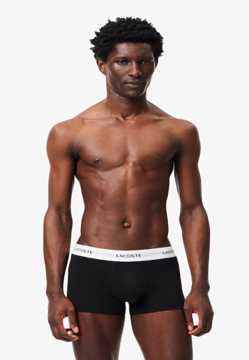 Calecons et slips lacoste 5h5150 ein noir/vert-marine