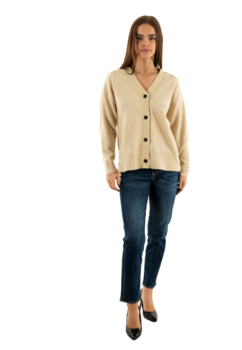 Gilets cardigans only houston oatmeal melange