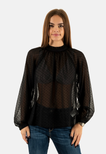 Tee shirt manches longues grace & mila tailly noir
